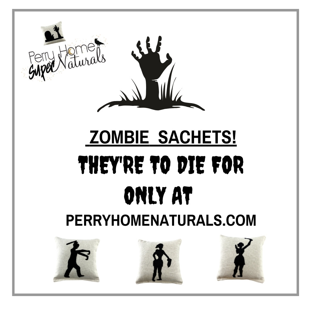 Maine Balsam Fir Sachet - Hatchet Head Harry and Friends - Zombie Sachet