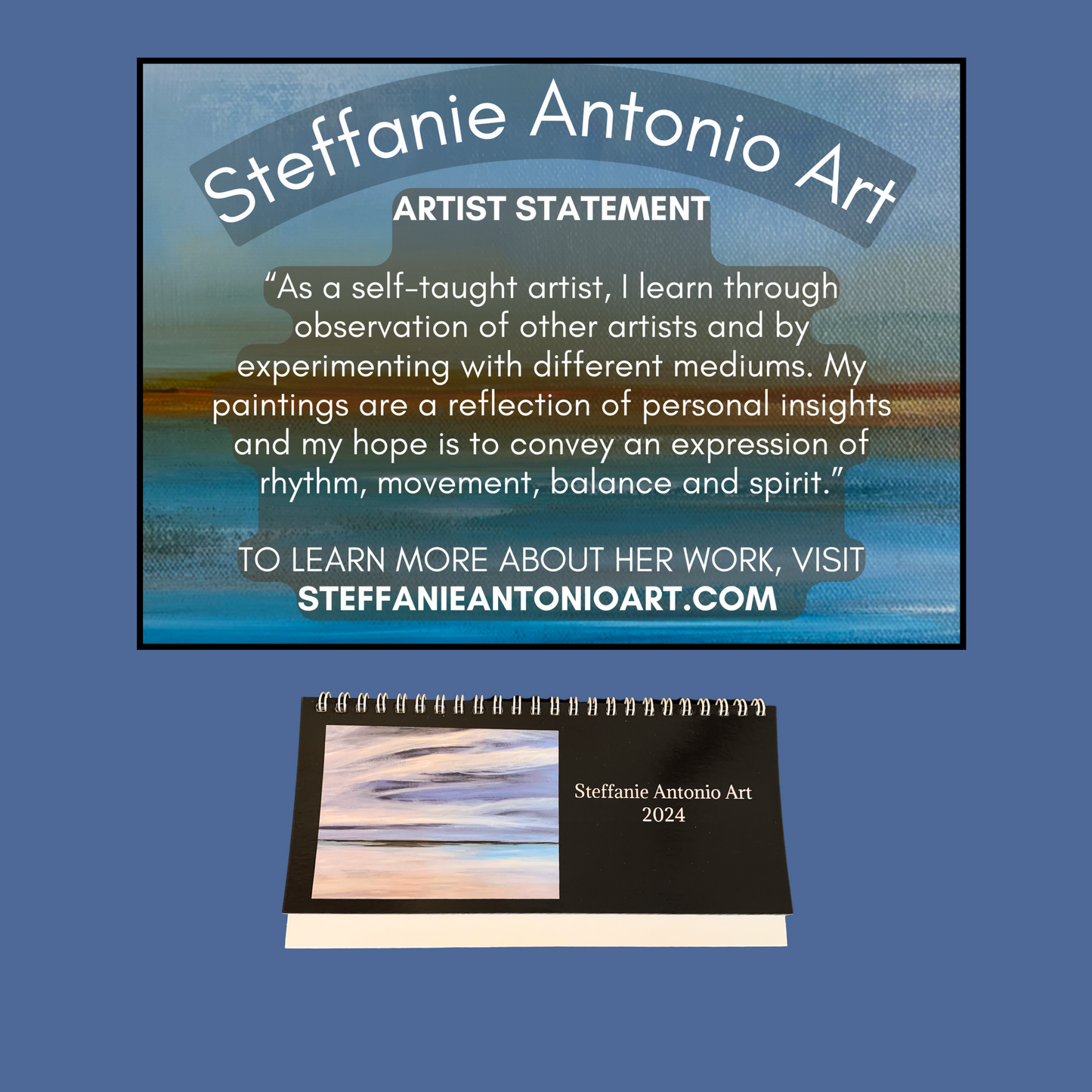 Steffanie Antonio Printed Art - Spiral Calendar