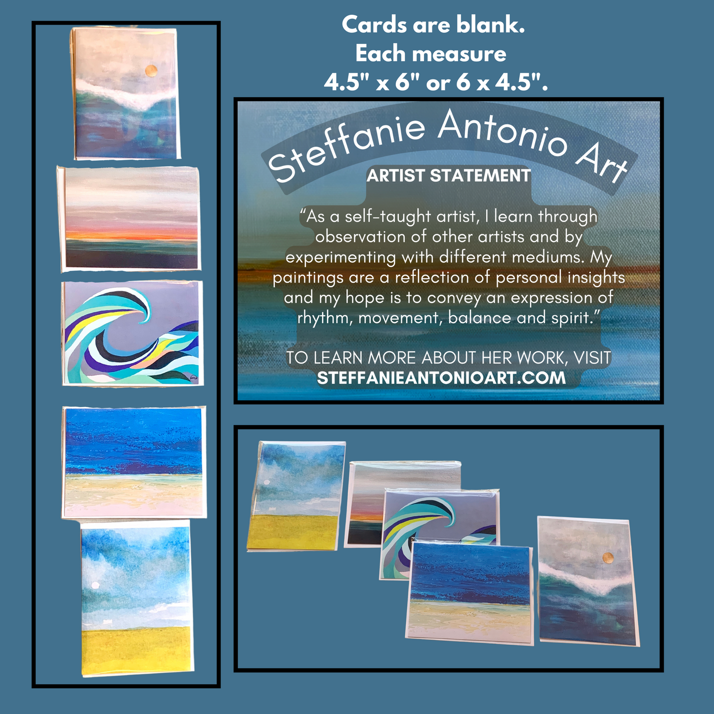 Steffanie Antonio Printed Art - Single Card