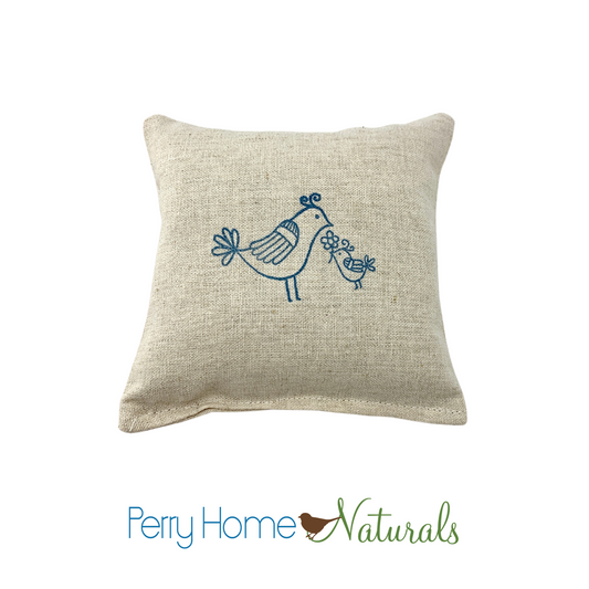 Bird & Baby Bird Design Sachet - Maine Balsam or Organic Lavender