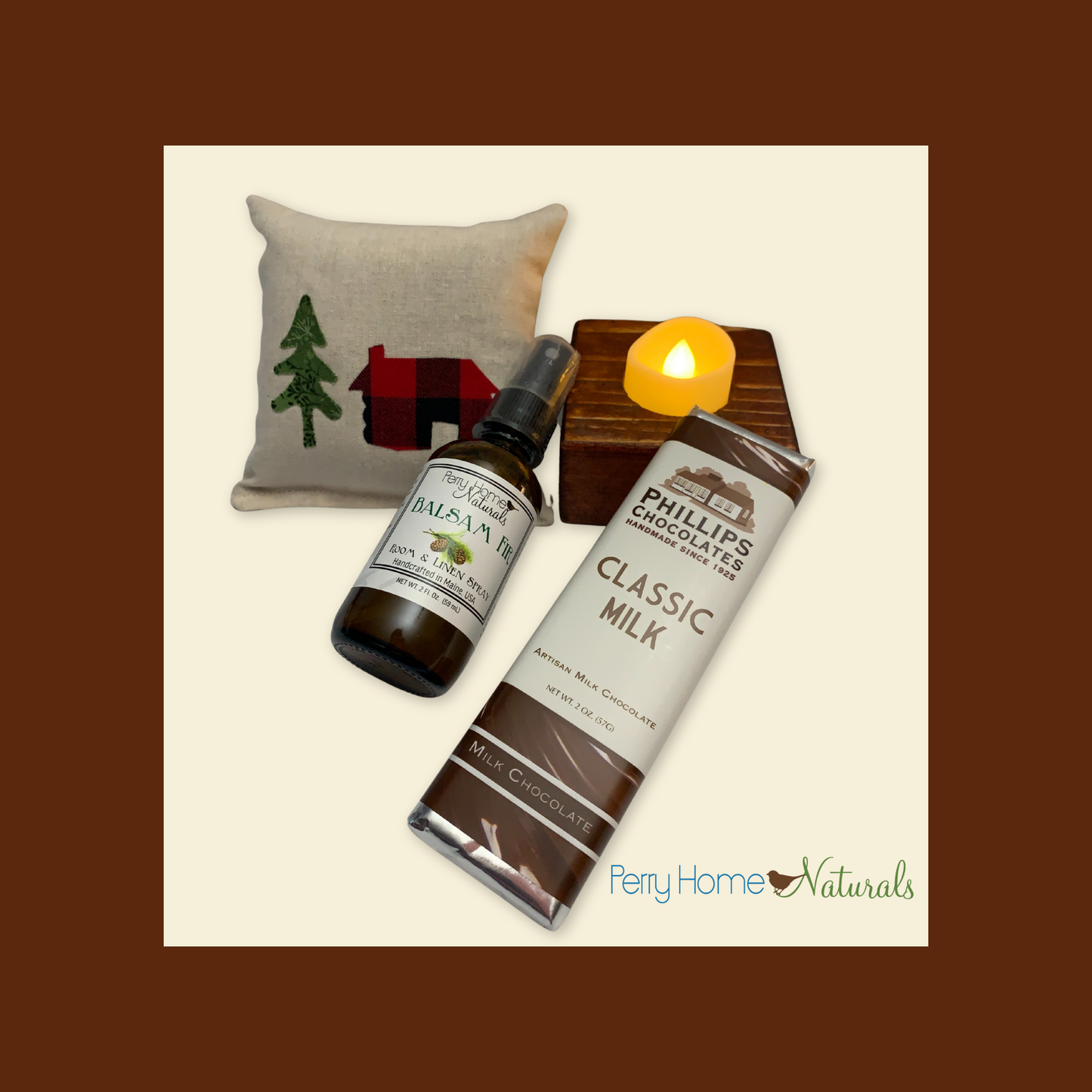 Cabin in the Woods Balsam Fir Themed Gift Box π‘β¨
