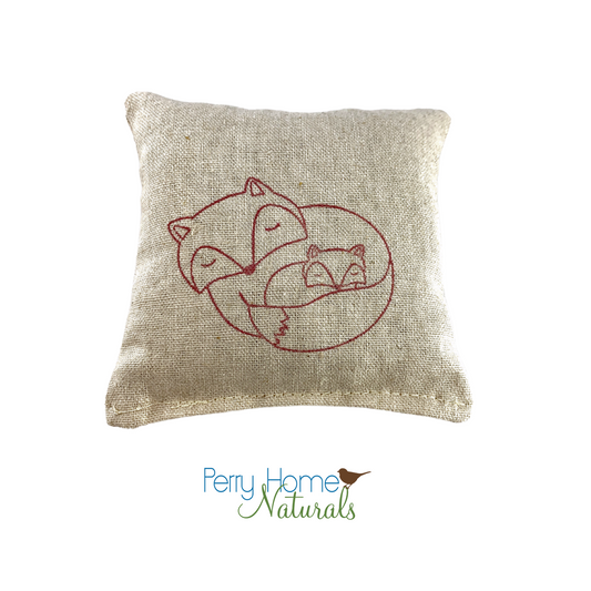 Cuddle Fox Sachet – Organic Lavender or Maine Balsam Fir