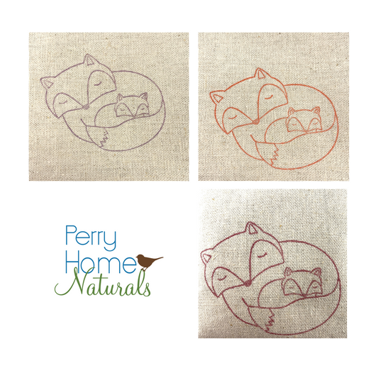 Cuddle Fox Sachet – Organic Lavender or Maine Balsam Fir