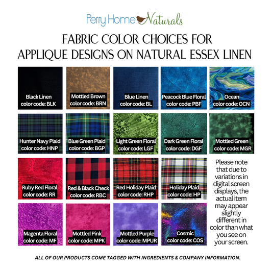 Chickadee Linen Sachet – Lavender or Maine Balsam