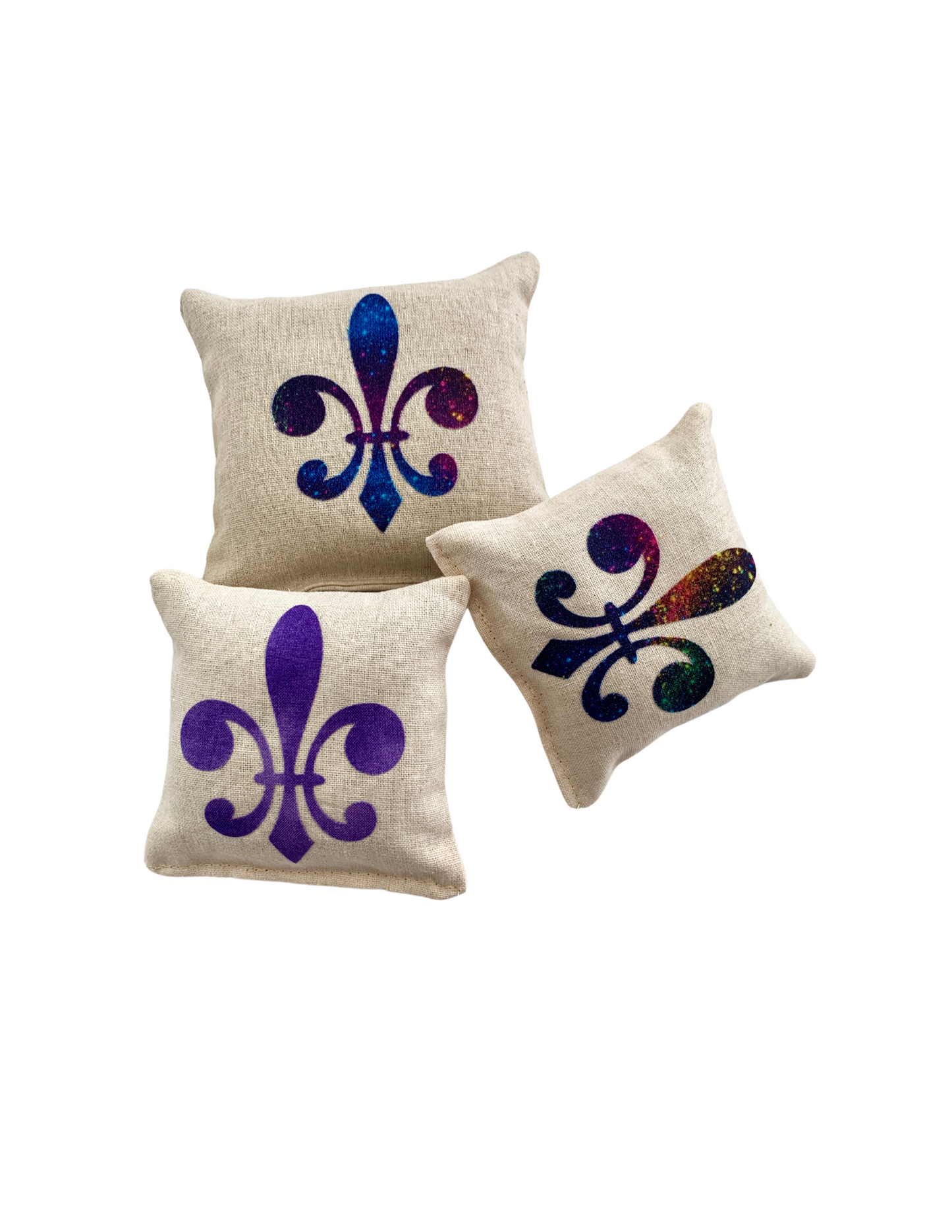 Fleur de Lis Sachet – Handmade in Maine | Balsam Fir or Organic Lavender Fill