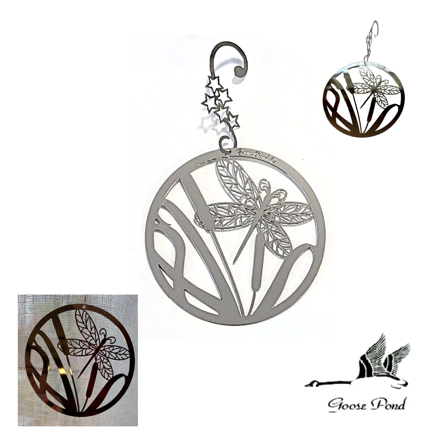 Goose Pond Handcrafted Heirloom Ornaments - Silver Tone