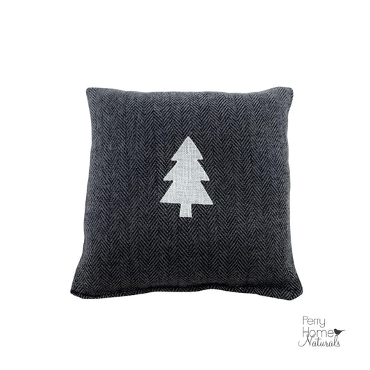 Specialty Sachets in Grey Herringbone Flannel- Choice of Design & Scent