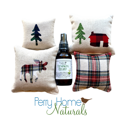 Aromatherapy Gift Set – At the Lodge (Maine Balsam Sachets + Spray)