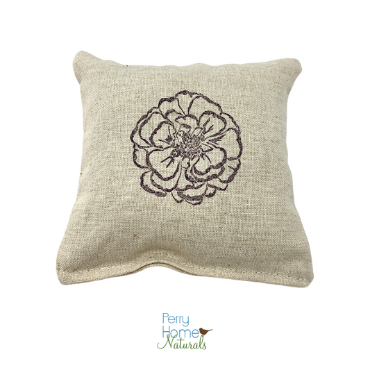 Marigold Sachet – Handmade in Maine with Balsam Fir or Organic Lavender