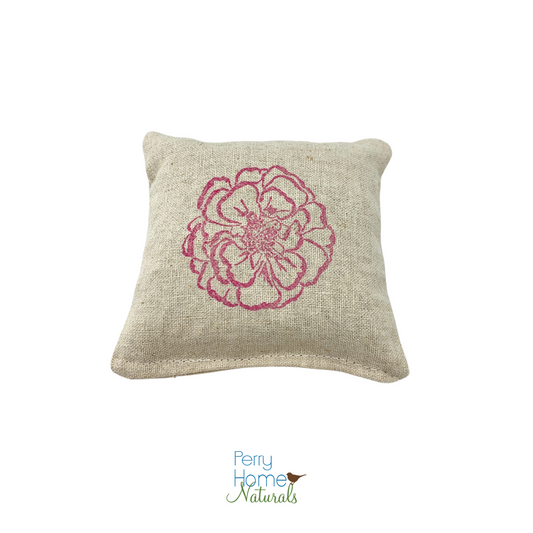 Marigold Sachet – Handmade in Maine with Balsam Fir or Organic Lavender