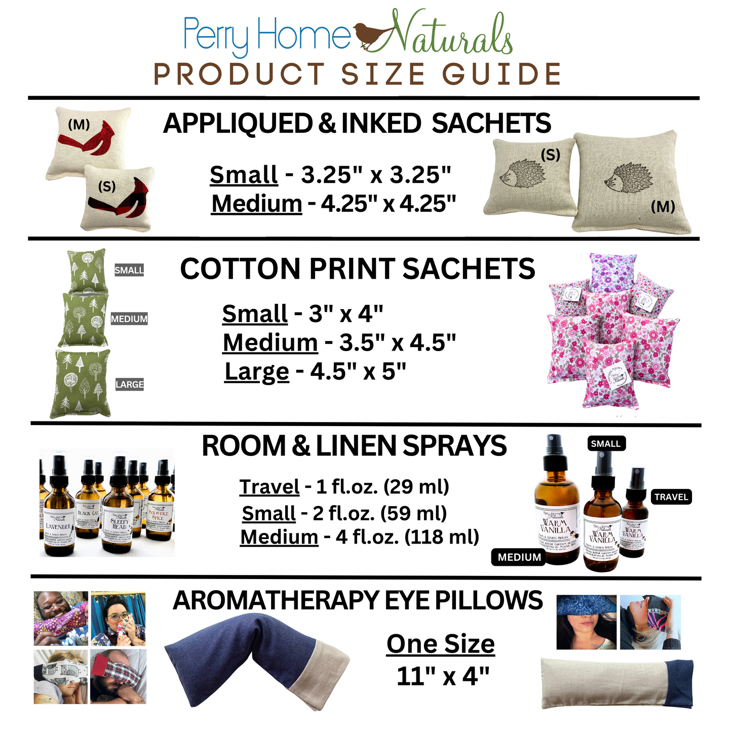 Aromatherapy Eye Pillow with Choice of Blend - Lisbon Brushed Grey Cotton with Oatmeal Trim