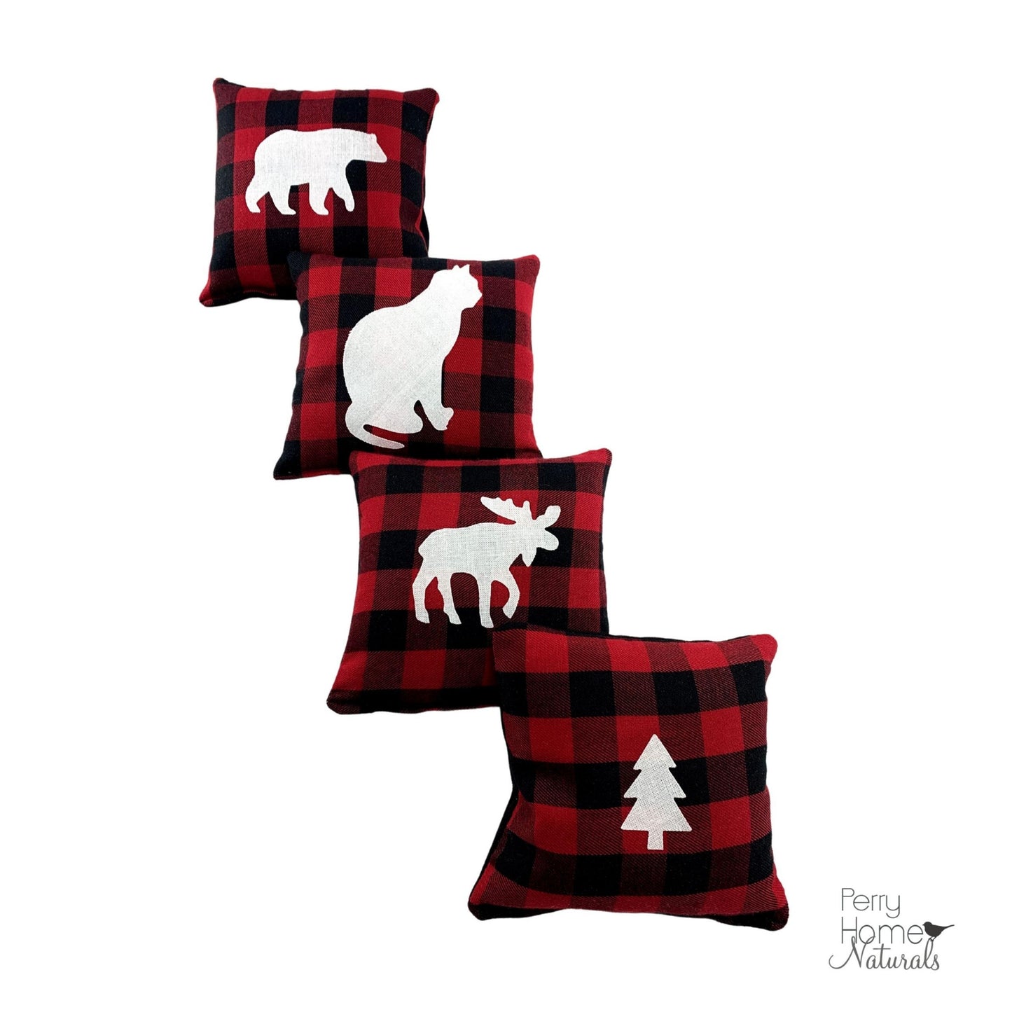 Specialty Sachets in Red and Black Check - Choice of Design & Scent