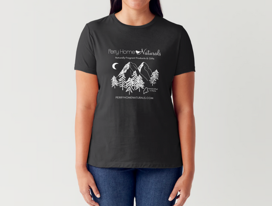 Short-Sleeved T-Shirt – Perry Home Naturals Mountain Logo 2024 – XL Only (Final 3!)