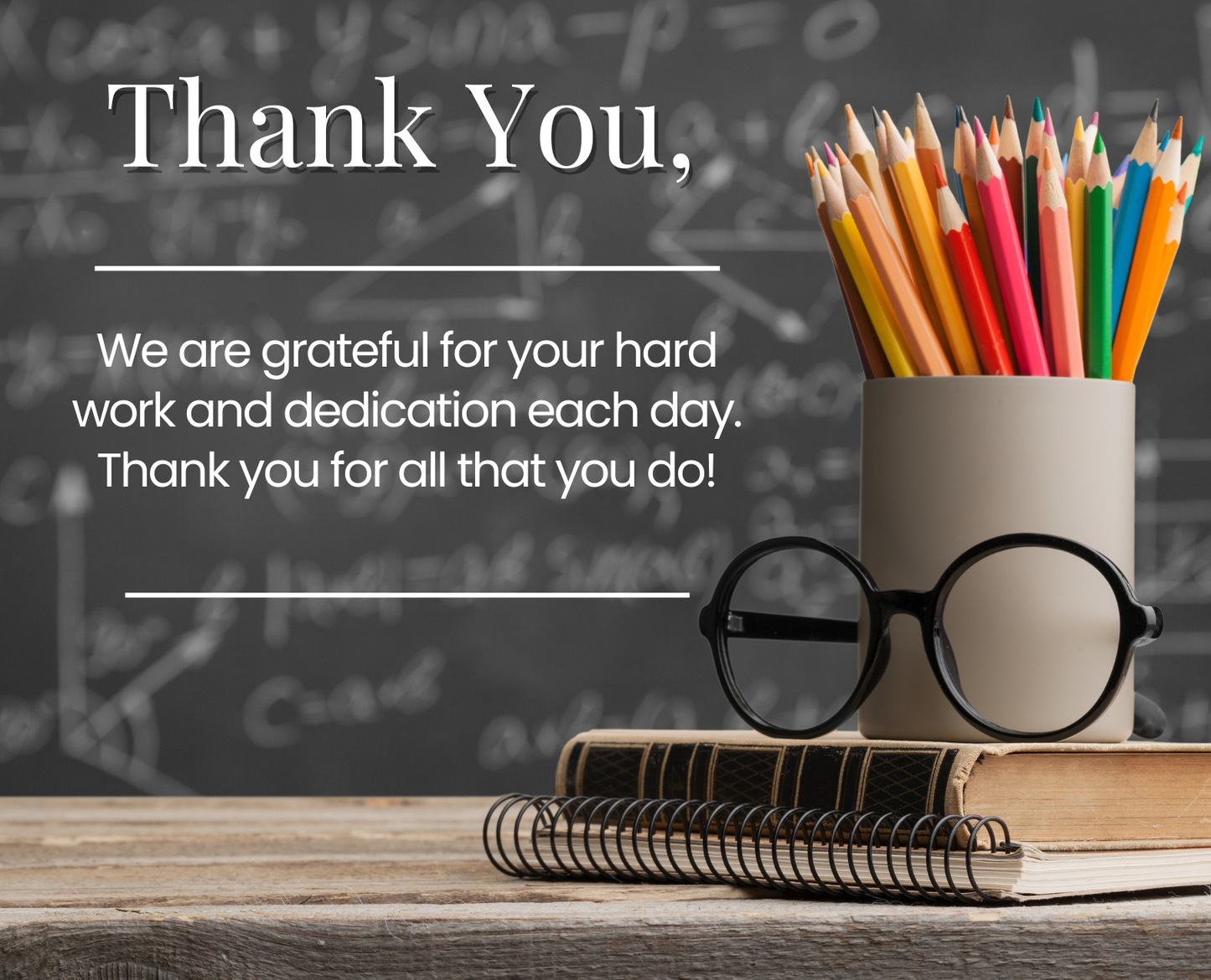 Teacher Appreciation Thank You Cards - FREE Digital Downloadable PDF