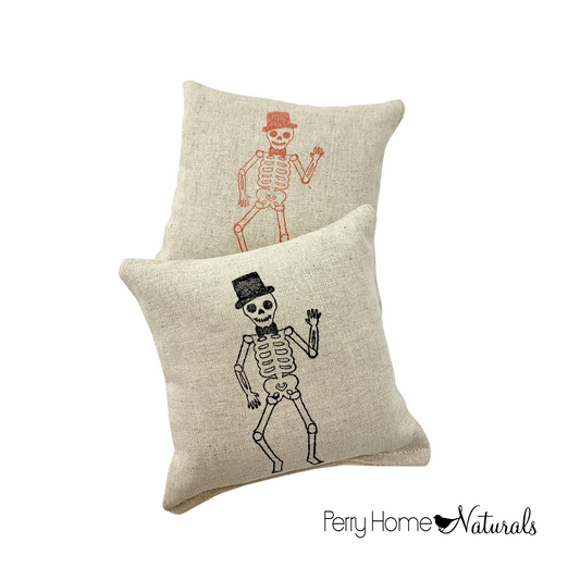 Top Hat Skeleton Sachet with Balsam Fir or Organic Lavender