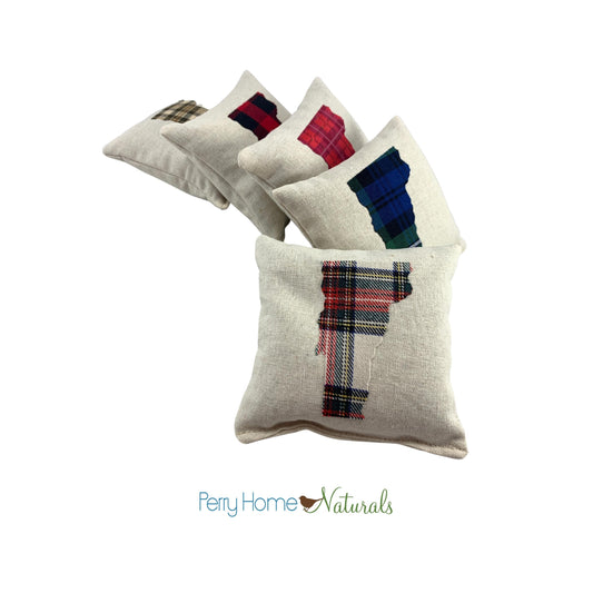 State of Vermont Sachet - Choice of Scent and Applique Color