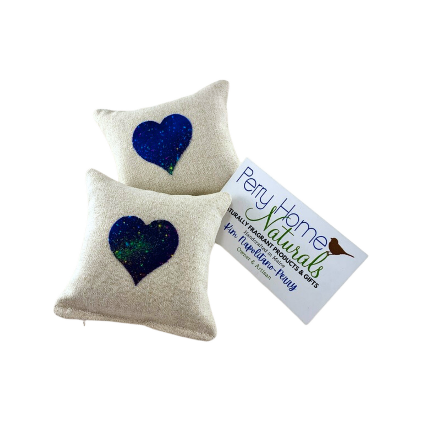 Love Heart Sachet - Lavender or Balsam Fir Pillow