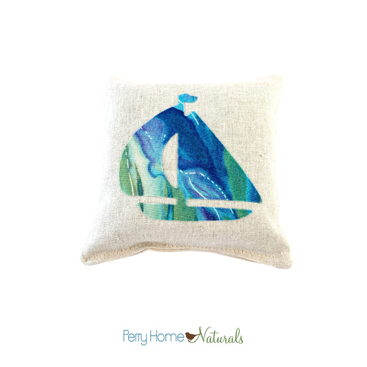 Sailboat Sachet - Choice Scent/Applique Color - Medium