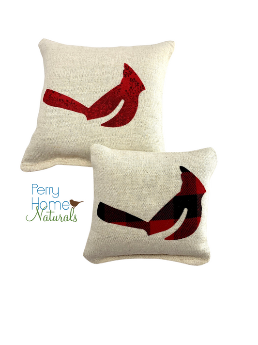 Cardinal Sachet - Choice of Scent, Size, and Applique Color