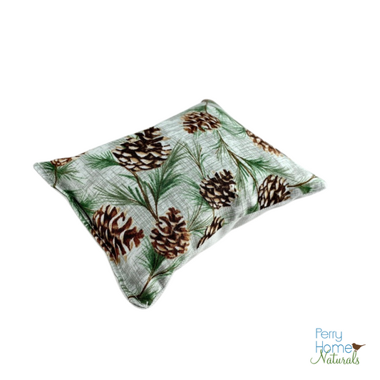 Maine Balsam Fir Pillow - Silver Pine Print Sachet
