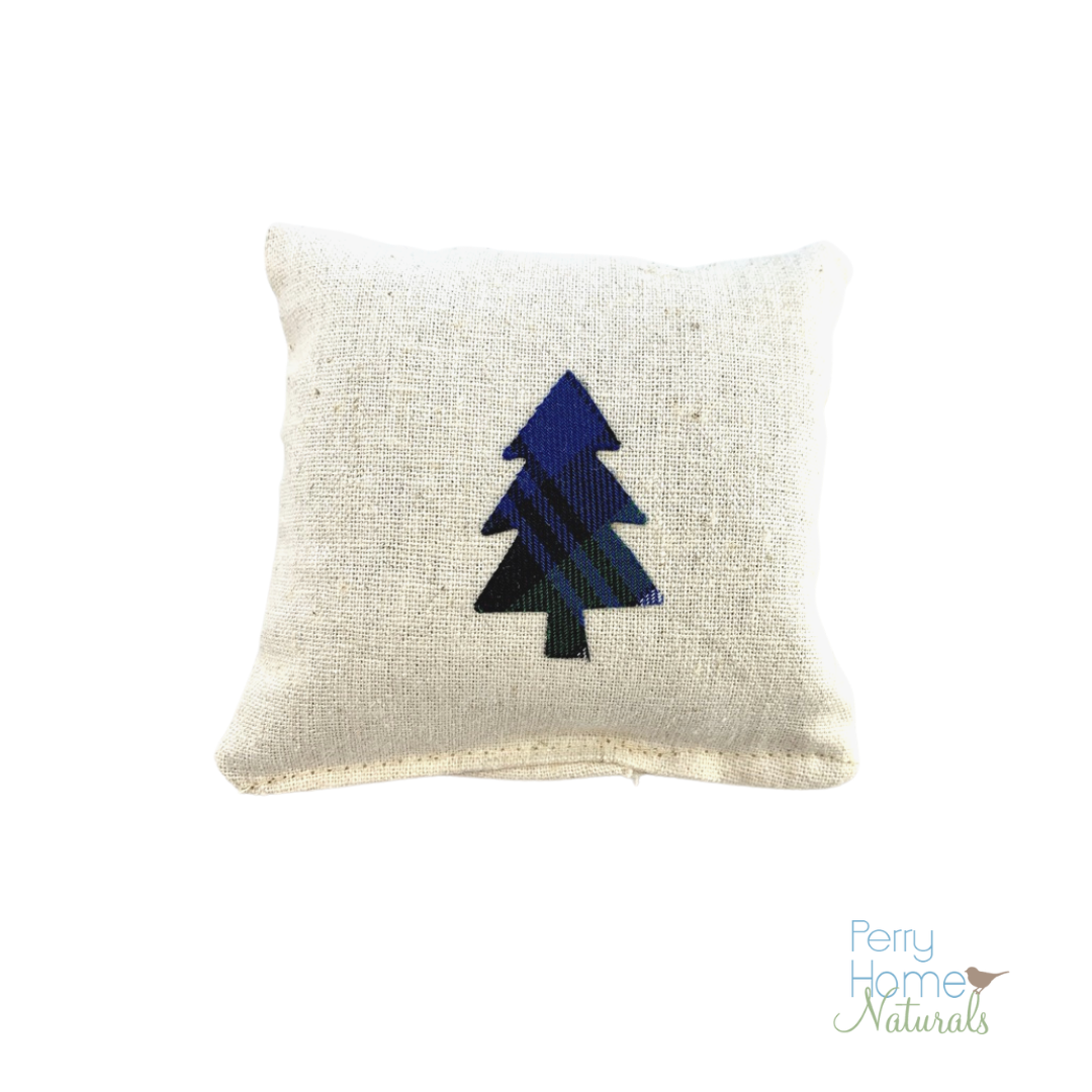Tiny Tree Maine Balsam Sachet - Choice of Applique Color and Size