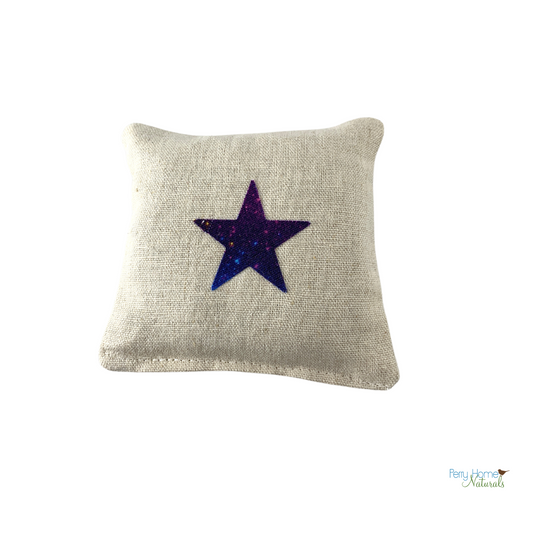 Star Design Sachet - Choice of Scent/ Applique Color- Small