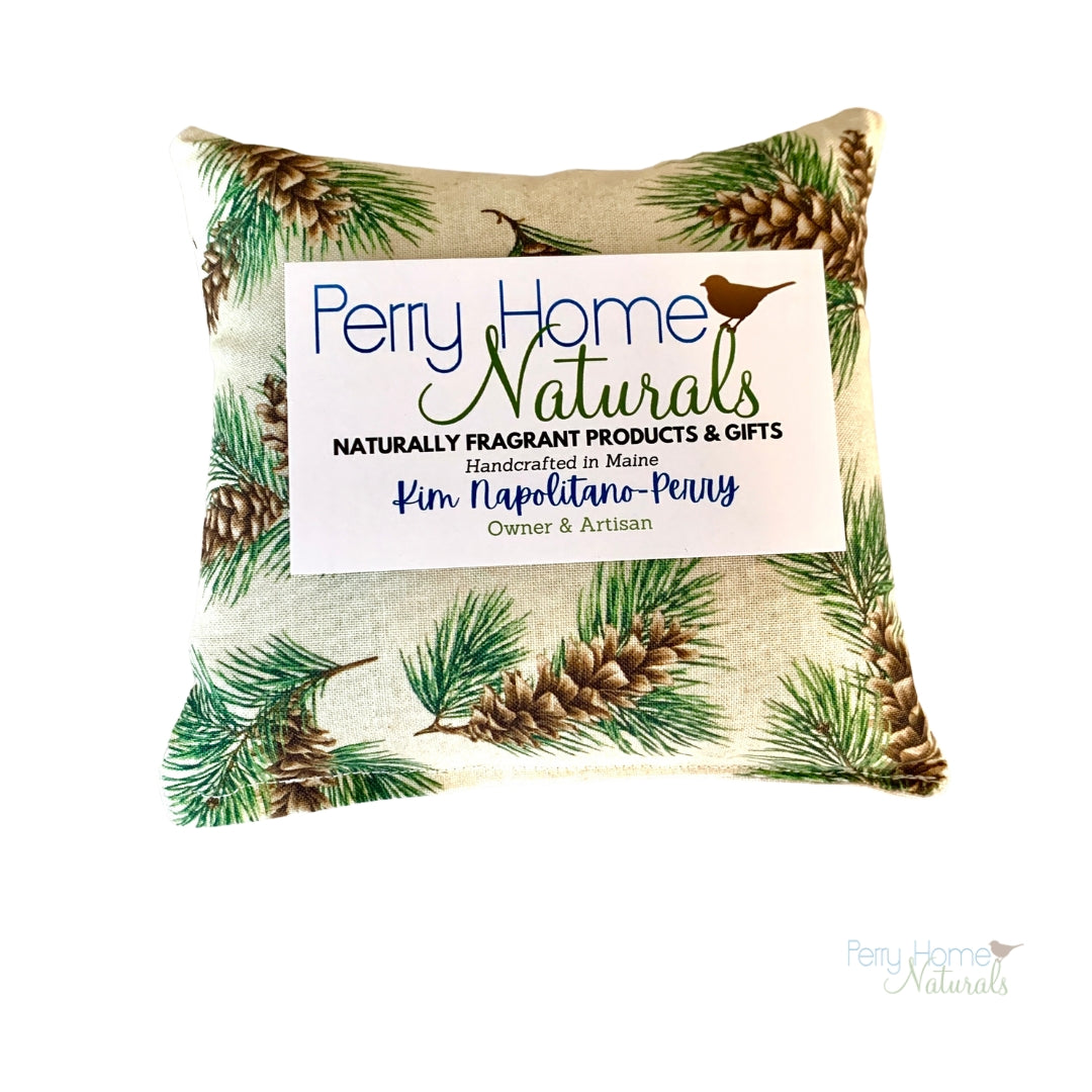 Pine Print Balsam Fir Sachet - Size Large