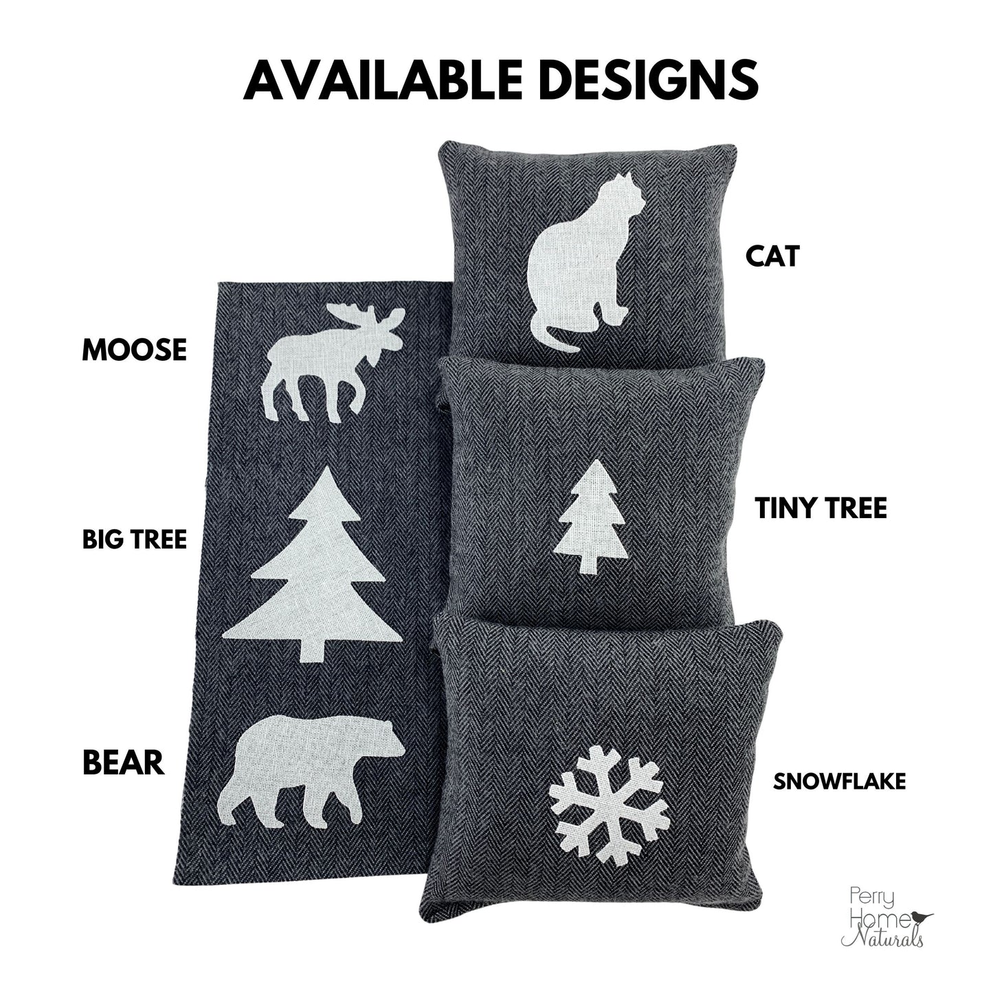 Herringbone Flannel Sachet - Choice of Design/Scent - Medium