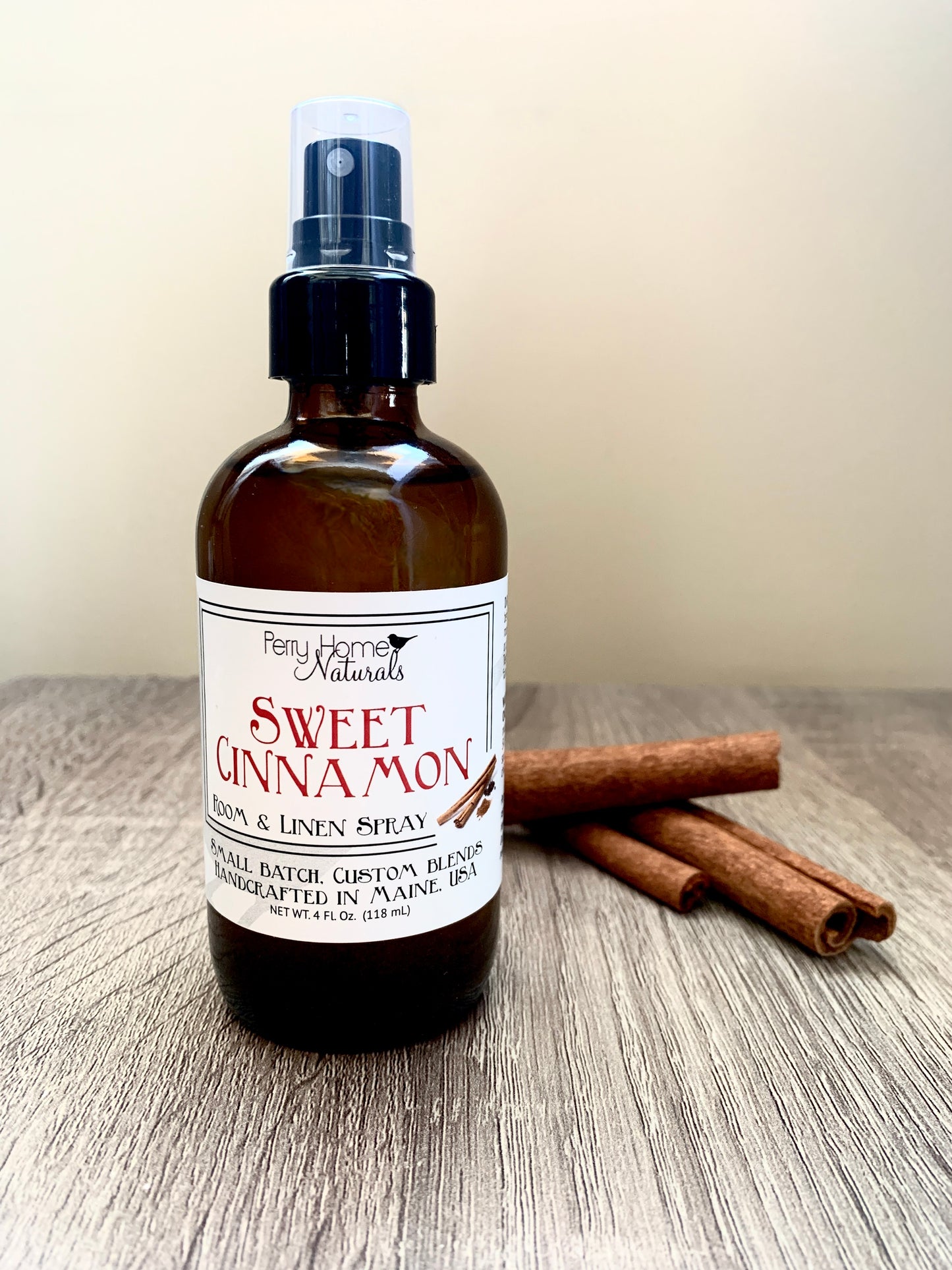Sweet Cinnamon Room and Linen Spray - Organic Cinnamon Room Spray