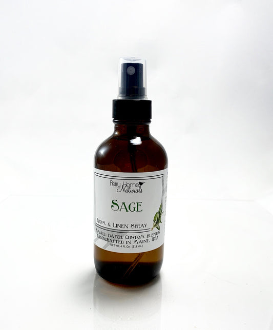 Organic Sage Room and Linen Spray - Natural Air Freshener