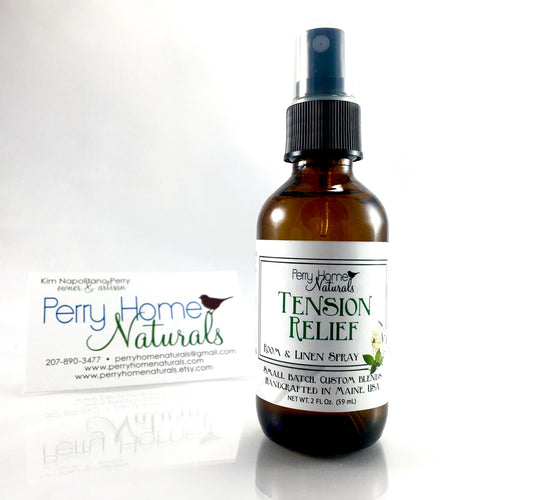 Tension Relief Organic Room and Linen Spray - Lavender Peppermint & Chamomile