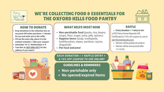 Supporting the Oxford Hills Food Pantry Together