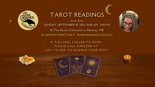Messages & Manifestations: Tarot Readings at The Raven – Sept 28, 2025