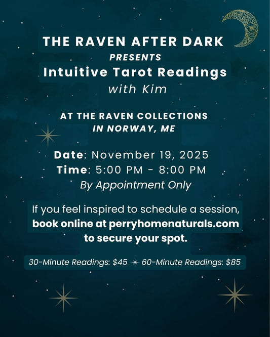 Tarot Sessions with Kim at The Raven Collections - 11/19/25 - 5-8pm