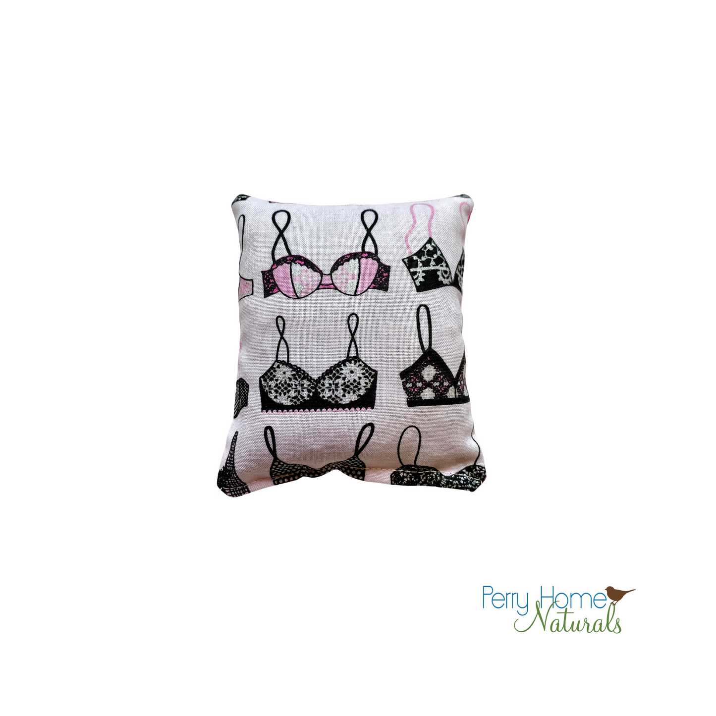 Lavender Sachet - Pink and Black Lingerie Print Design