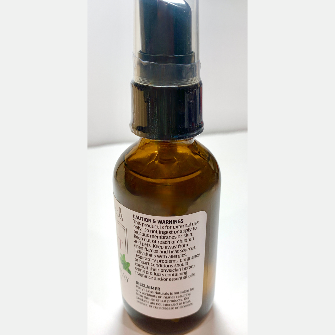 Organic Peppermint - Room & Linen Spray Natural Air Freshener