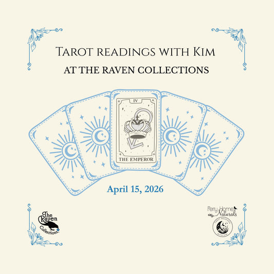 Tarot Sessions with Kim at The Raven Collections - Weds. April 15, 2026