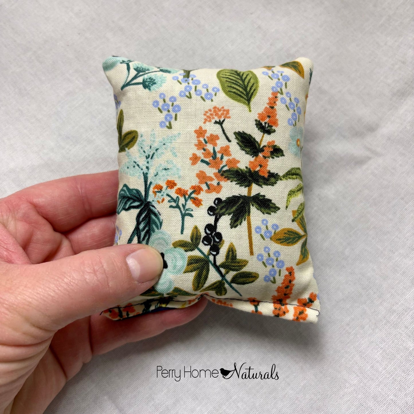 Botanicals & Blue Fabric Design Sachet