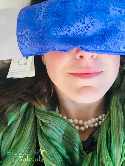 Aromatherapy Eye Pillow – Purple Flowers