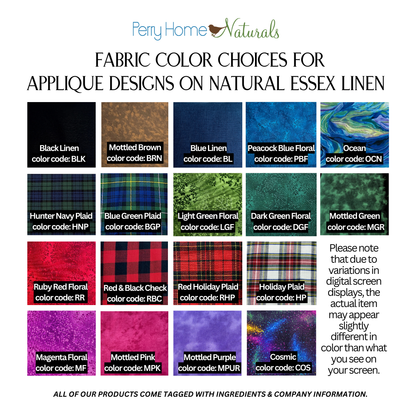 Chickadee Linen Sachet – Lavender or Maine Balsam