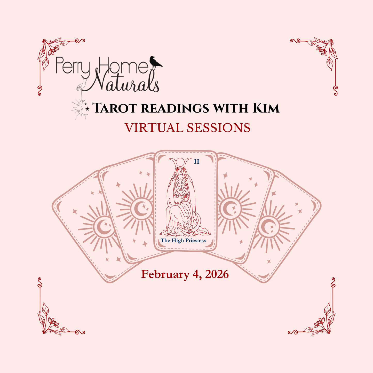 Virtual Tarot Session With Kim on Zoom - February 4, 2026