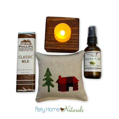 Cabin in the Woods Balsam Fir Themed Gift Box 🏡✨