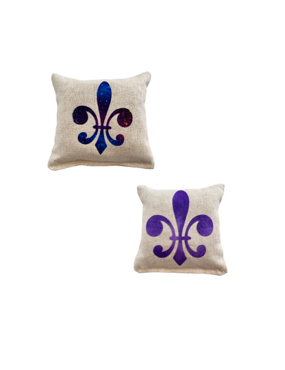 Fleur de Lis Sachet – Handmade in Maine | Balsam Fir or Organic Lavender Fill