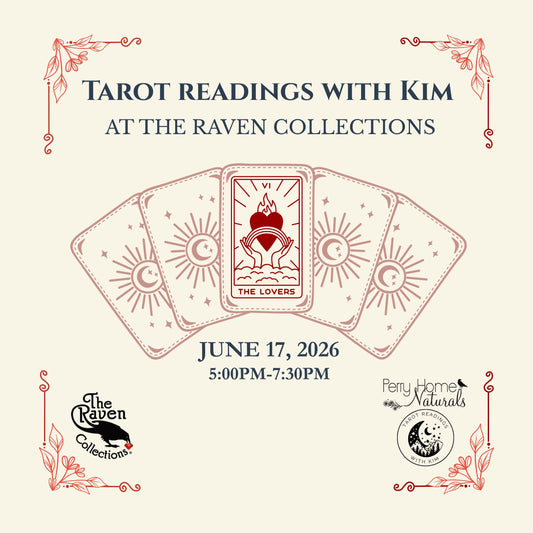 Tarot Sessions with Kim at The Raven Collections - Weds. JUNE 17, 2026