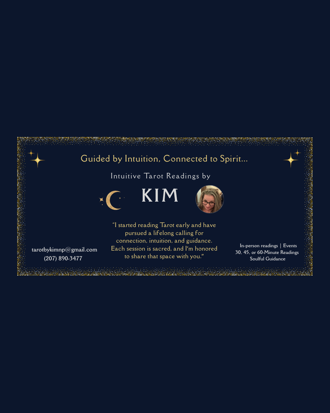 Tarot Reading with Kim — By Appointment Only