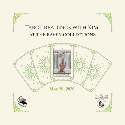Tarot Sessions with Kim at The Raven Collections - Weds. May 20, 2026