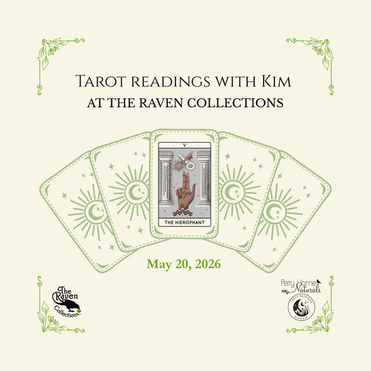 Tarot Sessions with Kim at The Raven Collections - Weds. May 20, 2026