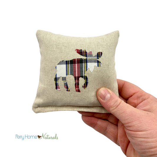 Moose Sachet - Choice of Size, Scent, and Applique Pattern