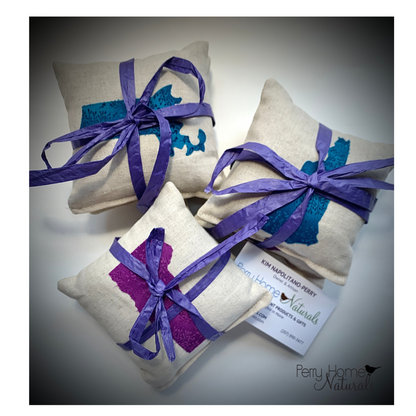 New England States Organic Lavender Sachet Sets - Choice of State