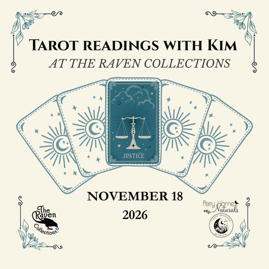 Tarot Sessions with Kim at The Raven Collections - Weds. November 18, 2026